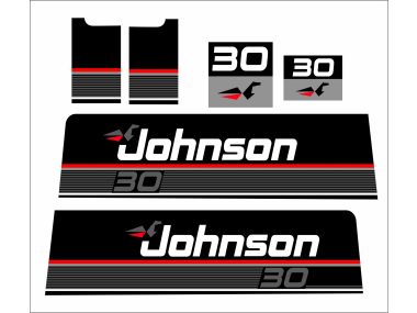 Johnson 30 HP 1989 Sticker Set