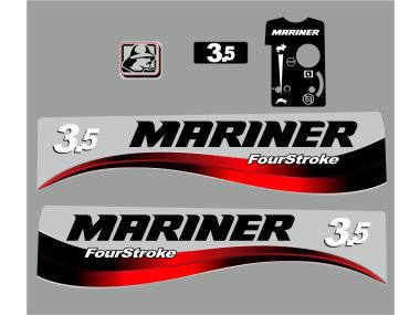 Mariner 3.5 HP 2004 Sticker Set