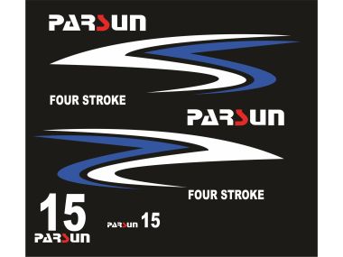 Parsun 15 HP 4-Stroke Sticker Set