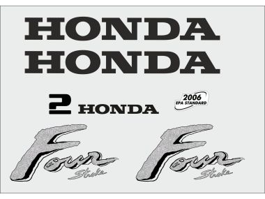 Honda 2 HP 2003 Sticker Set