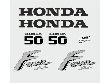 Honda 50 HP 2003 Sticker Set