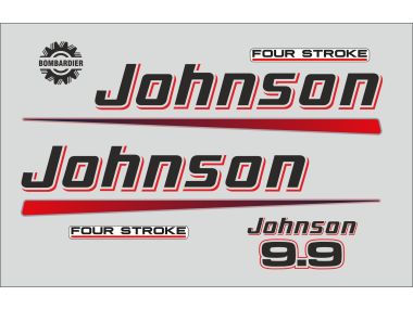Johnson 9.9 HP 2002-2006 Sticker Set