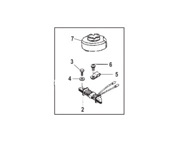 Mercury 4/5/6 hp 4T Alternator kit (16074T05)