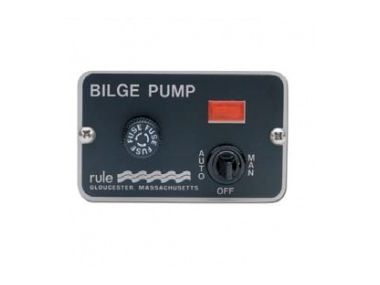 Bilge pump switch with panel 12 / 24V
