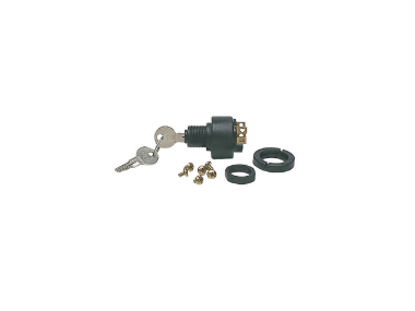 Ignition lock plastic -off-ignition-start-(choke) 6 terminals 3 positions (52.965.01)