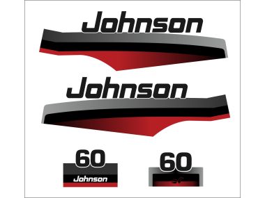 Johnson 60 HP Sticker Set