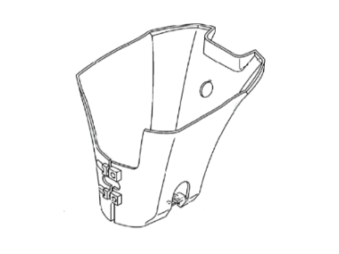 Yamaha Under cowl  (Apron) 6/8/9.9HP 2 cil  (68T-42741-00)
