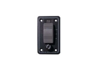 Bilge pump with switch panel