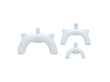 Bend with vent for toilet / pump