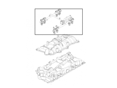 Mercruiser Fuel Rail Assembly (8M0070997)