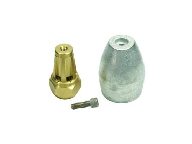 Mercury Quicksilver Prop Nut Anode Kit [Aluminum & Magnesium] (809666A02, 809666A03)