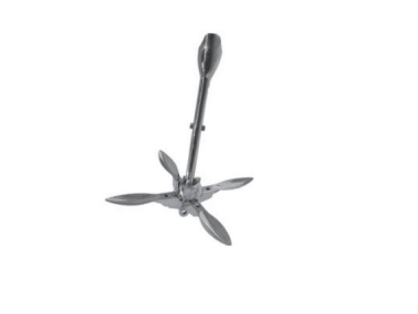 Folding anchor stainless steel 1.5 to 4 kg