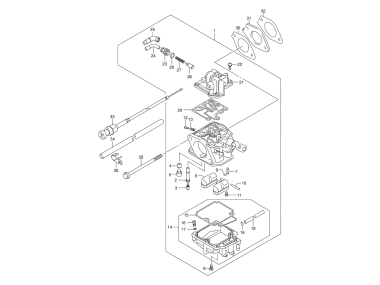 Suzuki Carburetor 9.9/ 15 HP 4-Stroke (13200-94J20)