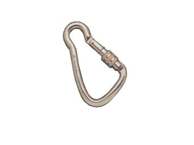 Harness snap shackle with lock