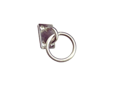 Eye plate with ring