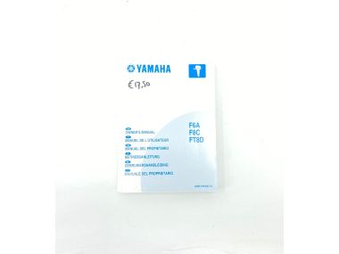 Yamaha Instruction Manuel F6A/F8C/FT8D (60R-F8199-74-E0)