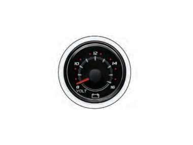 Mercury SC 100 Voltage Gauge 12V 52MM (8M0052843)