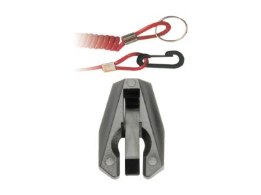 Lanyard with clip for Johnson / Evinrude engines until 1995 (3-arm fork version)