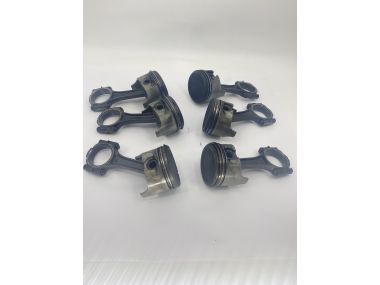 USED: (GM471594) 3.8L OMC/Mercruiser V6 Piston set 6x GM14006722 + connecting rod