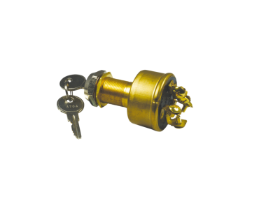 Watertight ignition key 5 positions brass