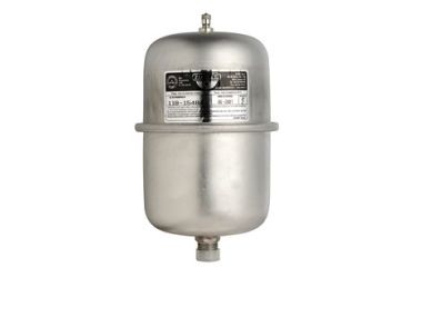 Accumulator tank f. fresh w. pump/water heater 2 l