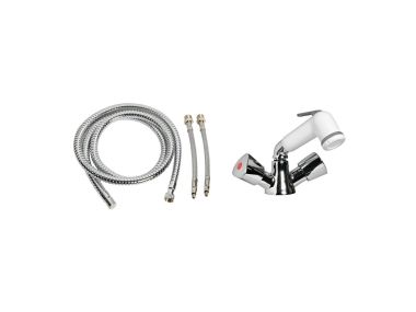 Mixer tap “hot/cold water” with shower tap (17.336.00)