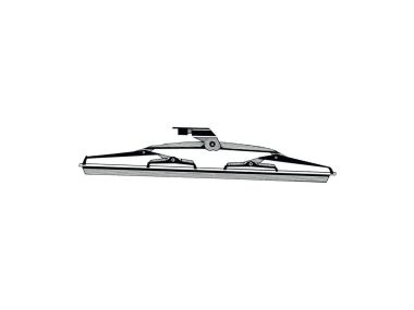 Matt Black SS Windshield Wiper Blades with silicone flaps