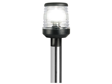 Foldable navigation lights with light pole 60 cm stainless steel