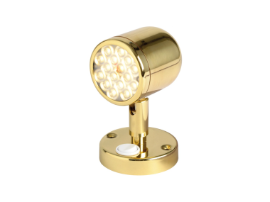 Spotlight Polished Brass with  Switch (13.947.11)