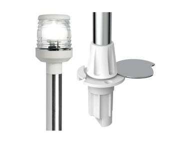 Classic 360° Navigation Light pull-out pole with Advance base (Flush)