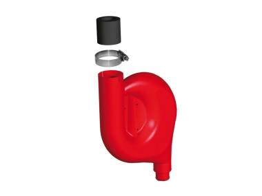 Anti-foam funnel for connection to the fuel cap
