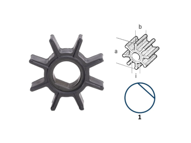 Honda Impeller BF4 AH / BF5 DH / BF6 AH (19210-ZVD-003)