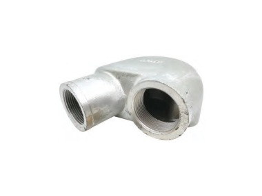 Yanmar Iron Exhaust Elbow 1GM, 2GM, 3GM, 1GM10, 2GM10, 3GM30, 3HM, 3HM35F 124070-13520
