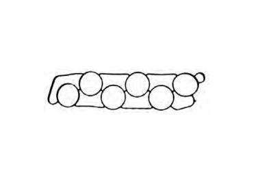 Honda Admision Gasket BF250A BF175A3 / A6 / AK1 / AK2 / AK3 BF200A2 / A3 / A6 / AK1 / AK2 / AK3 BF225A2 / A3 / A6 / AK1 / AK2 / AK3 17105-ZY3-004