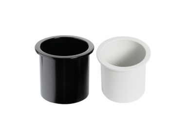 Recess-fit Glass Holder (Black / White)