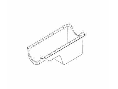 Mercruiser / Volvo / General Motors Oil Pan Aluminum (21124851, 804912T01)