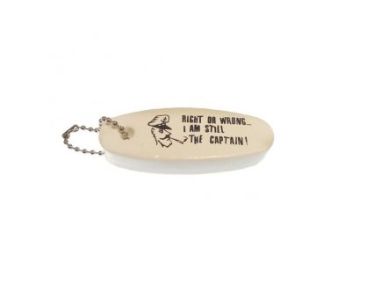 Floating Key Chain ''Right or wrong... I am still the captain!''