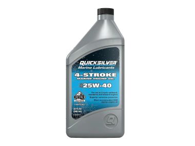 Quicksilver FCW® 25W-40 4-Stroke Mineral Marine Engine Oil (for all engines)