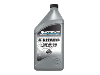 Quicksilver FCW® 25W-50 Synthetic Blend High Performance 4-Stroke Marine Engine Oil