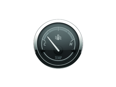 Quicksilver Water Temp. Gauge Classic C-H (60-200)