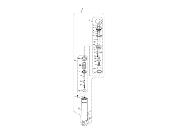 Parsun F40 LOCATING CYLINDER ASSY (PAT40-10010000)