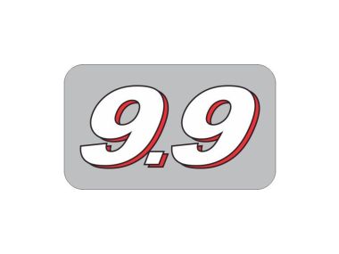 Mercury 9.9 HP Sticker