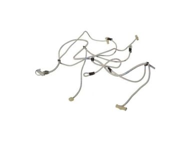 Shockcord with nylon toggles and stainless steel hooks