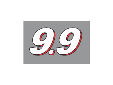 Mercury 9.9 HP Sticker