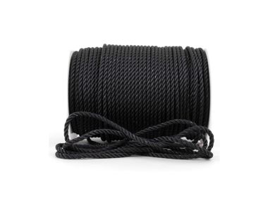 Anchor Rope 3-Strand | Black | Diameter: 20 mm