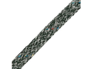 Double Braided Rope 32-Strand | Black / Gray | Diameter: 12 mm
