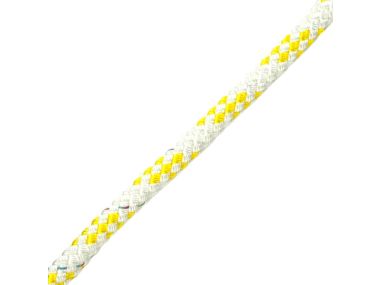 Double Braided Rope 24-Strand | Yellow | Diameter: 12 mm