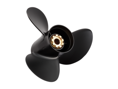 Mercury / Mariner Aluminum 3-Blade Propeller | 40 - 115 HP 4-Stroke | 40 - 140 HP 2-Stroke | 15 Tooth Spline