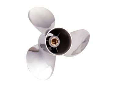 Yamaha / Selva Stainless Steel Propeller 20 / 25 / 30 HP 2-Stroke | F25 4-Stroke | 10 Tooth Spline | 10 to 13 Pitch