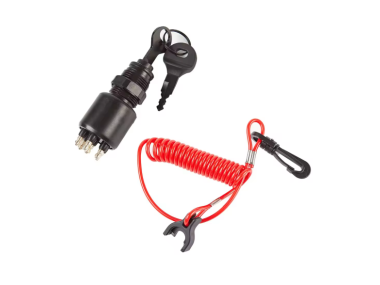 Johnson / Evinrude Ignition Switch with Key and Lanyard (5005801)